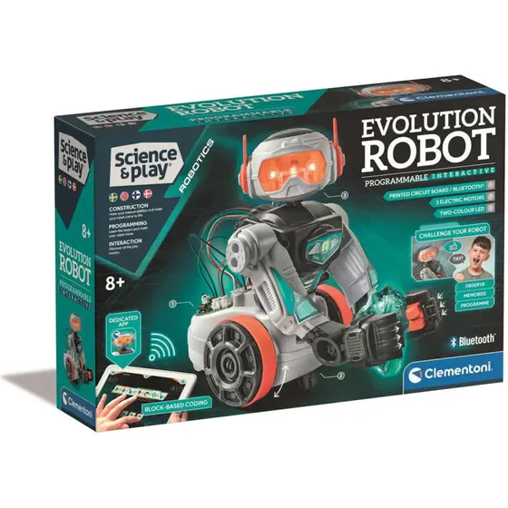 Clementoni Byg & programmér Evolution Robot 2.0 (8+)