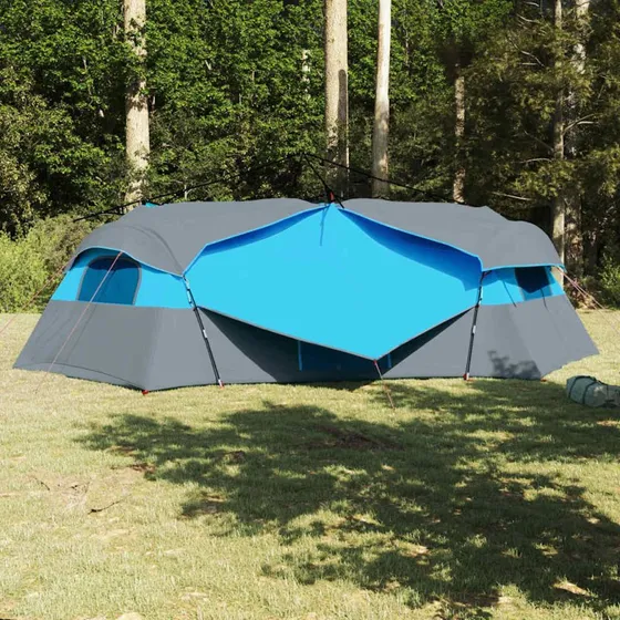 vidaXL Familieindertelt Blå 520x520x190 cm med opbevaring