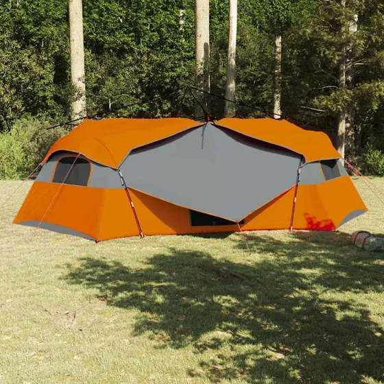 vidaXL Indertelt Grå/Orange 520x520x190 cm