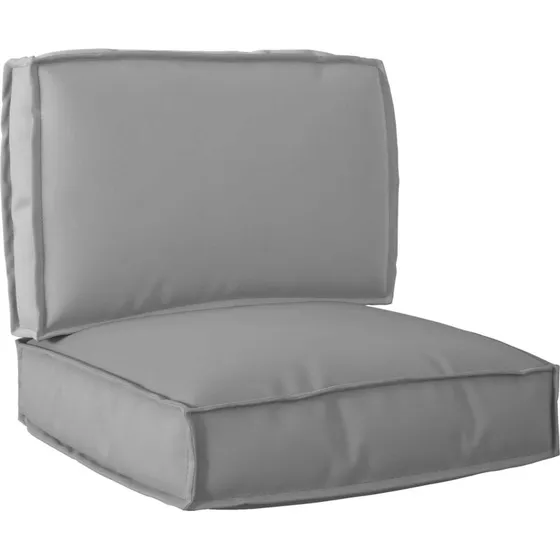 vidaXL Palle Pudesæt 2 stk Grå 60 x 60 x 12 cm Oxford stof