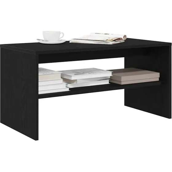 vidaXL tv-bord 80x40x40 cm konstrueret træ sort