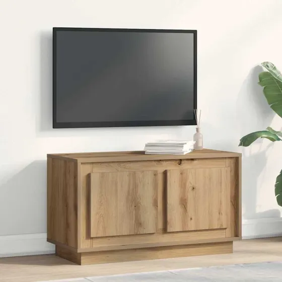 vidaXL TV-skab Artisan Eg 80 x 35 x 45 cm Konstrueret Træ