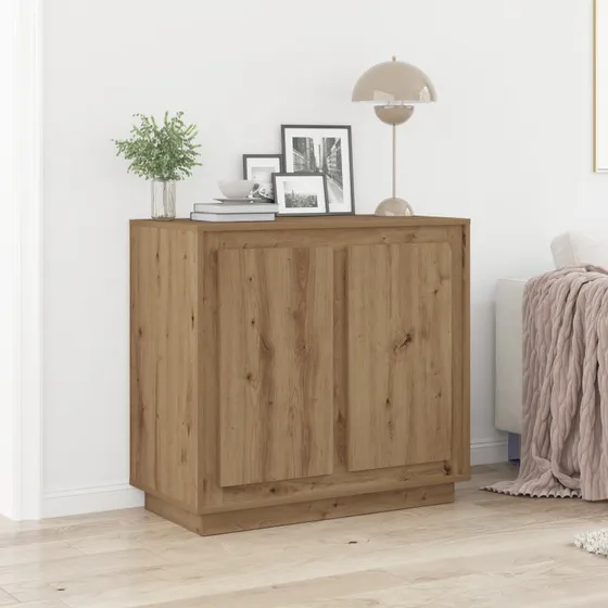 vidaXL Artisan Egetræ Sideboard 80 x 40 x 75 cm