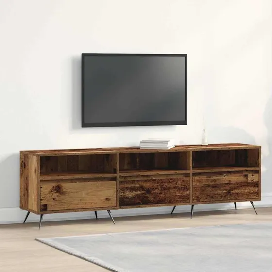 vidaXL TV-skab Gammelt træ 150 x 30 x 44,5 cm