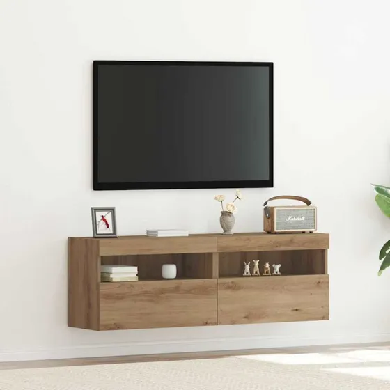 vidaXL TV-vægskab Artisan Eg 60 x 30 x 40 cm Konstrueret træ