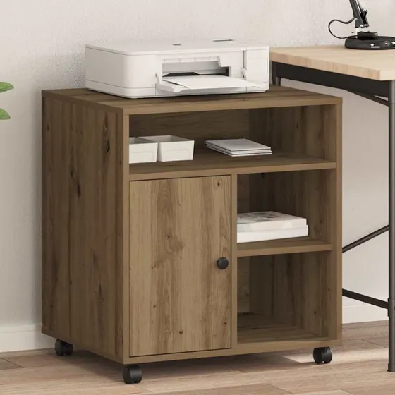 vidaXL Printerstand Artisan 60 x 50 x 67 cm Konstrueret Træ