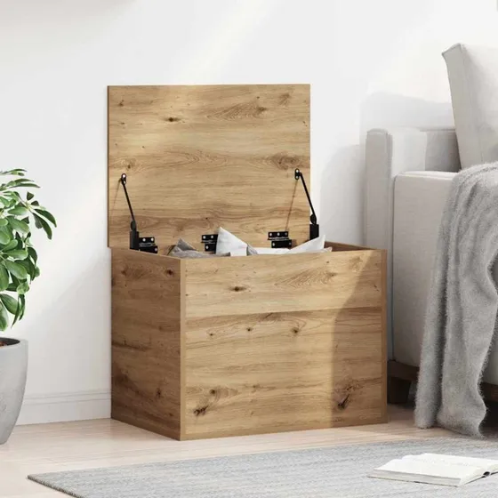 vidaXL Opbevaringskasse Artisan Eg 60 x 42 x 46 cm Konstrueret Træ