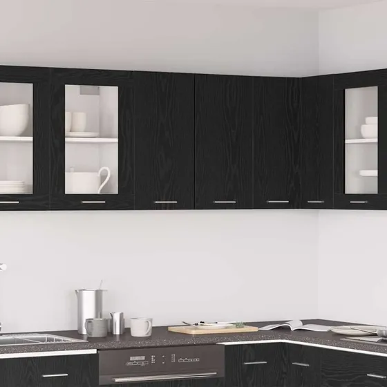 vidaXL Hængeskab Lyon Sort 60 x 31 x 60 cm Konstrueret Træ