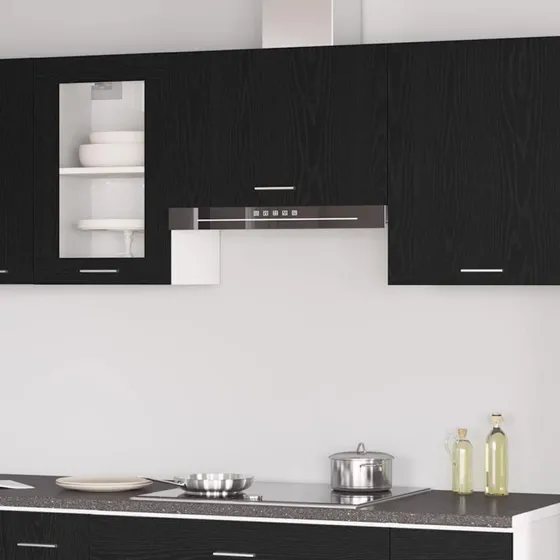 vidaXL Hængeskab Lyon Sort 60 x 31 x 60 cm Konstrueret Træ