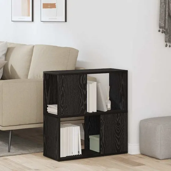 vidaXL Vægmonteret TV-møbelsæt 60x24x63 cm Sort Konstrueret Træ