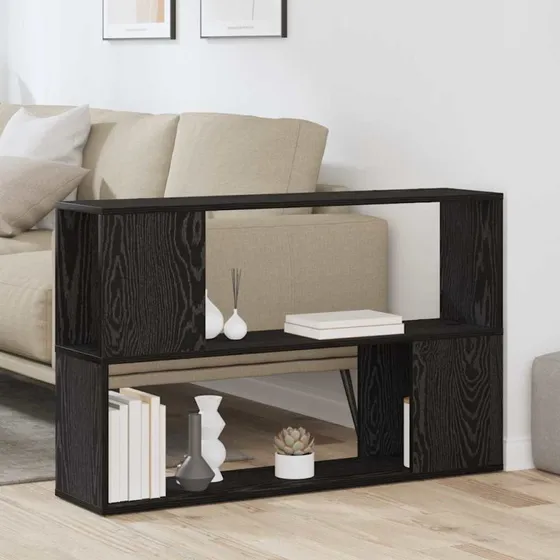 vidaXL Vægmonteret TV-møbelsæt, Sort, 100 x 24 x 63 cm, Konstrueret Træ