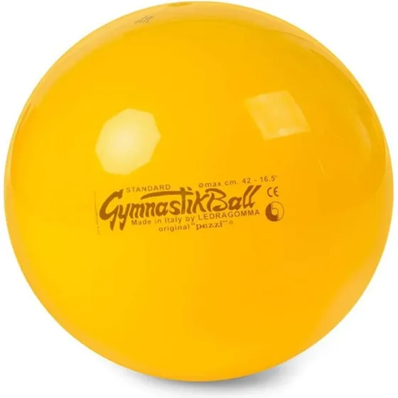 PEZZI Original Gymnastikbold 42 cm, gul