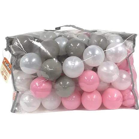 Spire 100 legekugler pink-grå-hvid (fra 6 mdr.)