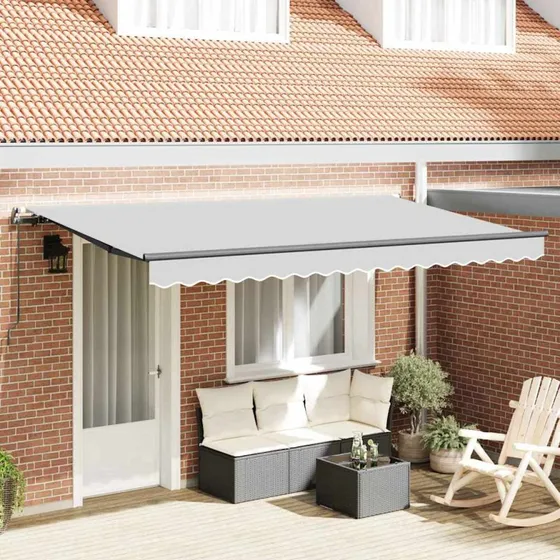 vidaXL Markiseramme Antracit 4 x 2 m Metal