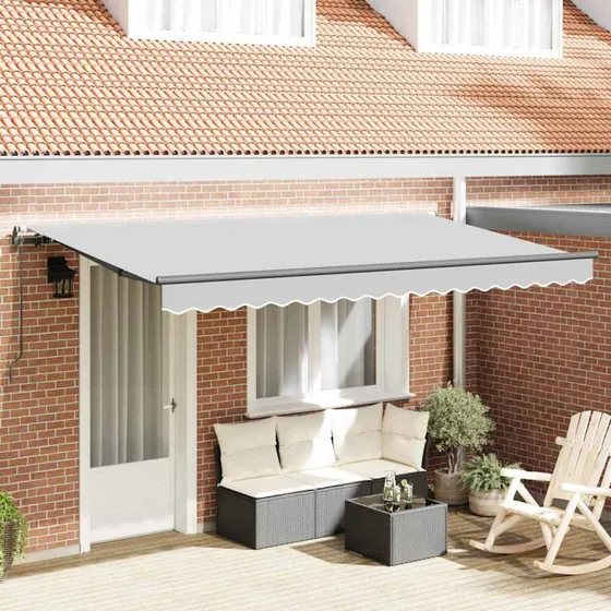 vidaXL Markiseramme Antracit 4 x 2 m Metal