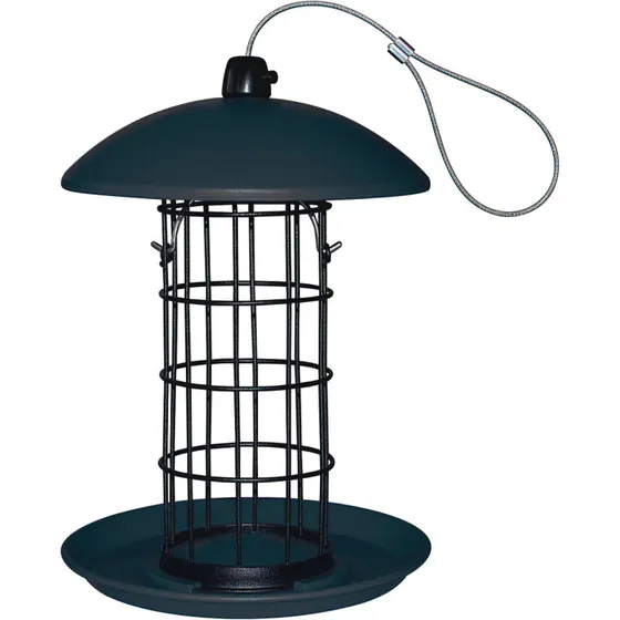 Ryom foderautomat i plast til mejsebolde