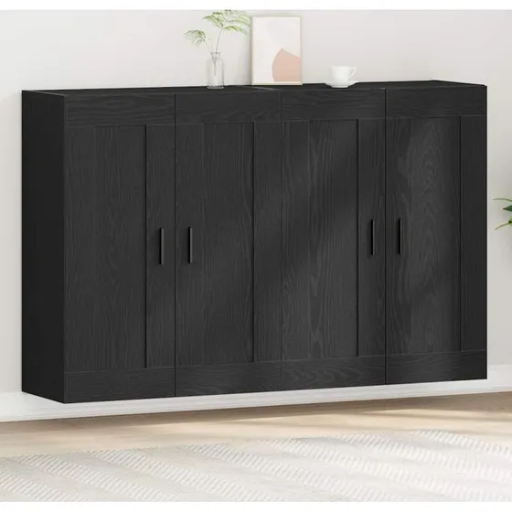 vidaXL Væghængt Skab 2 stk Artisan Egetræ 160 x 34 x 90 cm