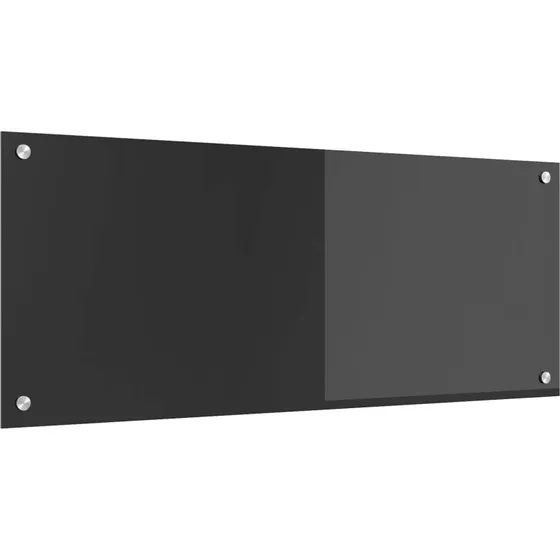 vidaXL Køkkenbacksplash Mørkegrå 100 x 40 cm hærdet glas