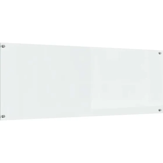 vidaXL Køkkenbacksplash Transparent 110 x 40 cm hærdet glas