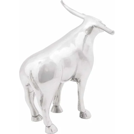 vidaXL Tyrskulptur Sølv 20 x 17 x 23 cm Aluminium