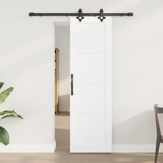 vidaXL Skydedør ORKDAL Hvid 61 x 198,5 cm