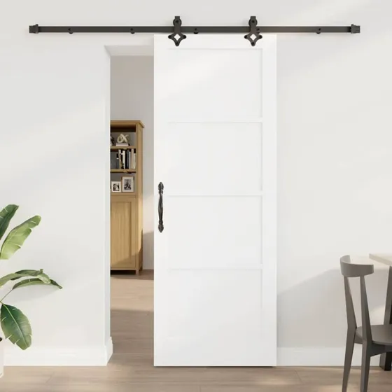 vidaXL Skydedør ORKDAL Hvid 78 x 211 cm