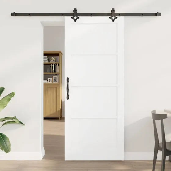 vidaXL Skydedør ORKDAL Hvid 83 x 202 cm