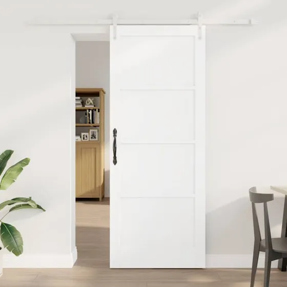 vidaXL Skydedør ORKDAL Hvid 83 x 211 cm