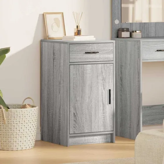 vidaXL Sideboard Grå Sonoma 40 x 40,5 x 75 cm Konstrueret Træ
