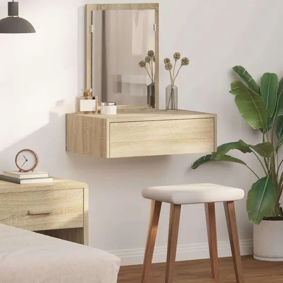 vidaXL Klædeskab med Skuffe Brun 60x40x70 cm Konstrueret Træ