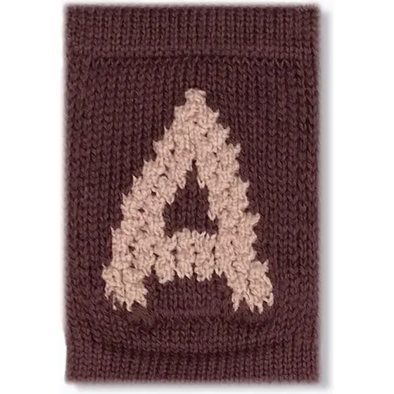 Smallstuff Strikkede bogstaver til flagranke, 3 farver, Small