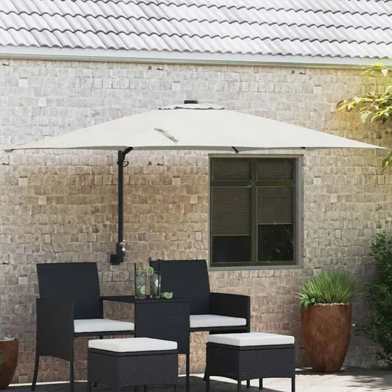 vidaXL Havesol Sandfarvet 248,5 x 247,5 x 160 cm