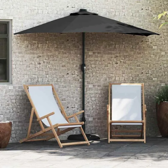 vidaXL Havesol Sort 294 x 150 x 223 cm