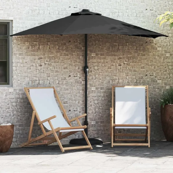 vidaXL Havesol Sort 294 x 150 x 224 cm
