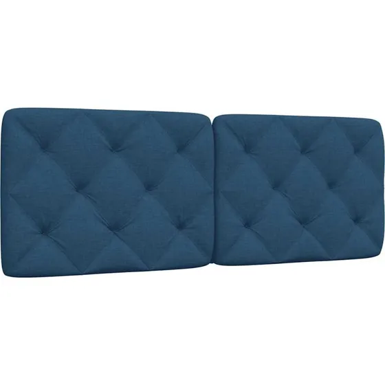 vidaXL Gavlpude 120 cm Stof Blå
