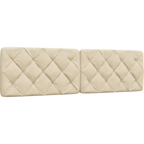 vidaXL Gavlpude 180 cm Creme Stof