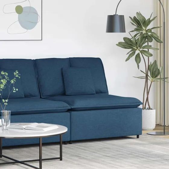 vidaXL modulopbygget sofacentermodul 100 cm blå