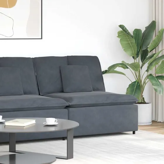 Modulopbygget Sofacentermodul 100 cm Lysegrå - Hjørnesofa