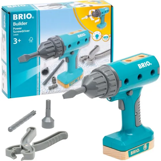 BRIO 34600 Builder Power Skruemaskine