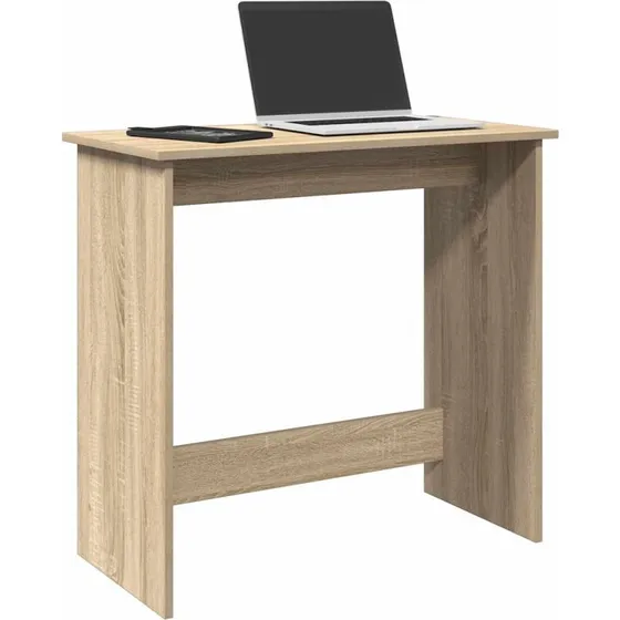 vidaXL Skrivebord 80x40x75 cm Konstrueret Træ Sonoma-eg
