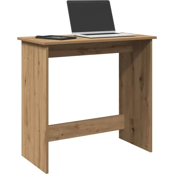 vidaXL Skrivebord 80x40x75 cm konstrueret træ kunsteg