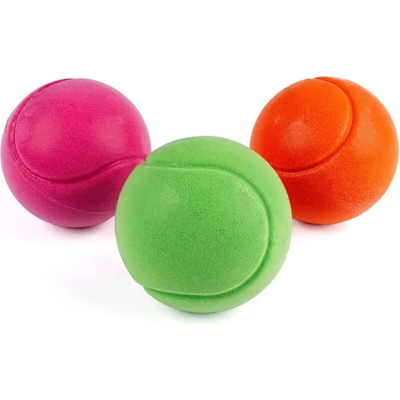 Skumbolde 3 stk. Ø8 cm, tilfældige livlige farver