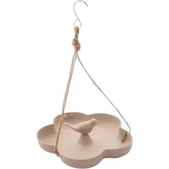 Point Virgule fuglebad i bambusfiber, taupe 23,3x22,7x3,5 cm