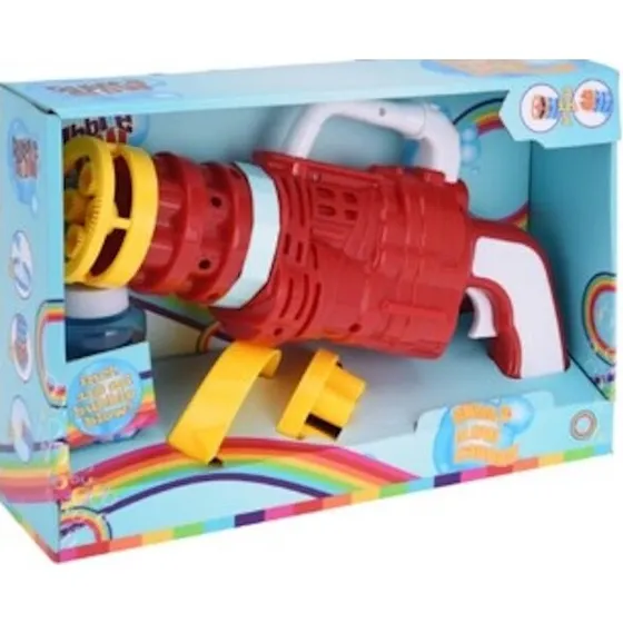 Fun & Games Sæbeboblepistol batteridrevet rød