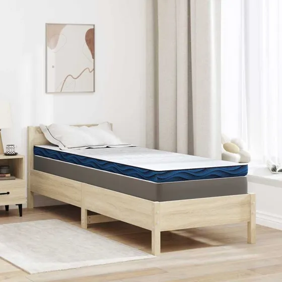 vidaXL Madras Topper Hvid 80 x 200 cm Jacquard