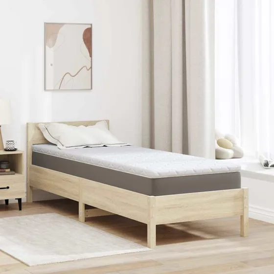 vidaXL Hvid Kokos Topmadras 70 x 200 cm