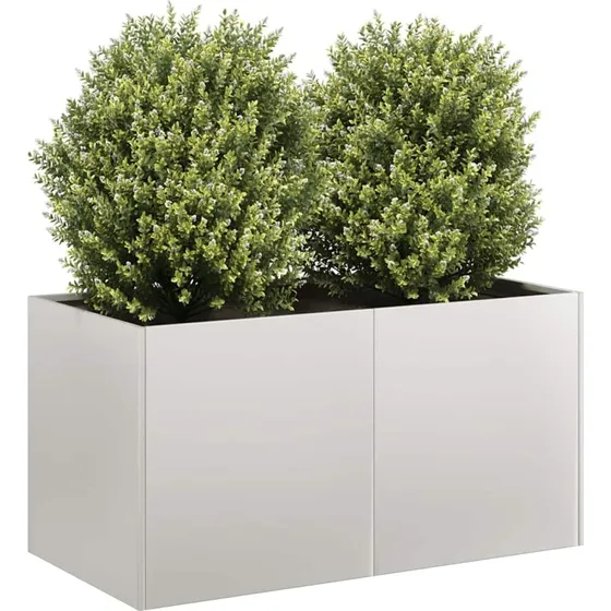 vidaXL Plantekasse 80x40x40 cm rustfrit stål