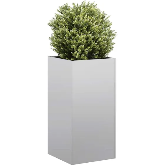 vidaXL Plantekasse 40x40x80 cm galvaniseret stål