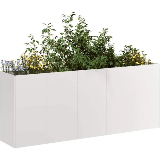 vidaXL Plantekasse 200x40x80 cm rustfrit stål