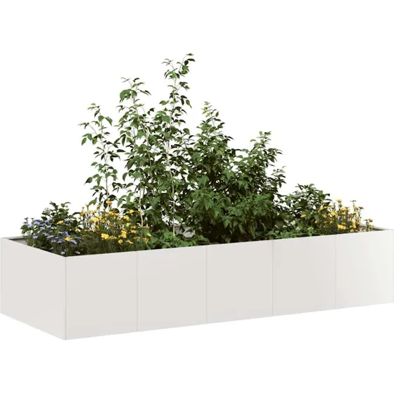 vidaXL Plantekasse 200x80x40 cm rustfrit stål